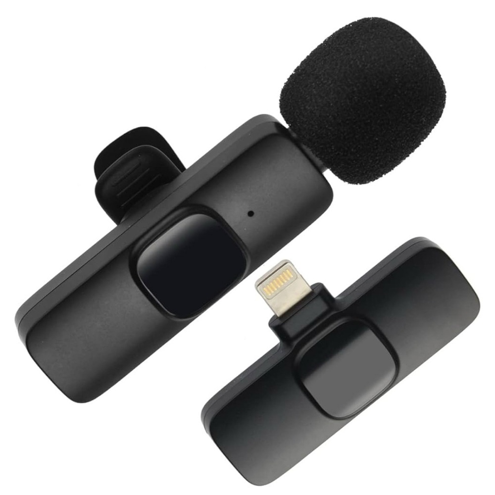 Wireless Lavalier Microphone - Compatible with iPhone No App Or Adapter need NIB